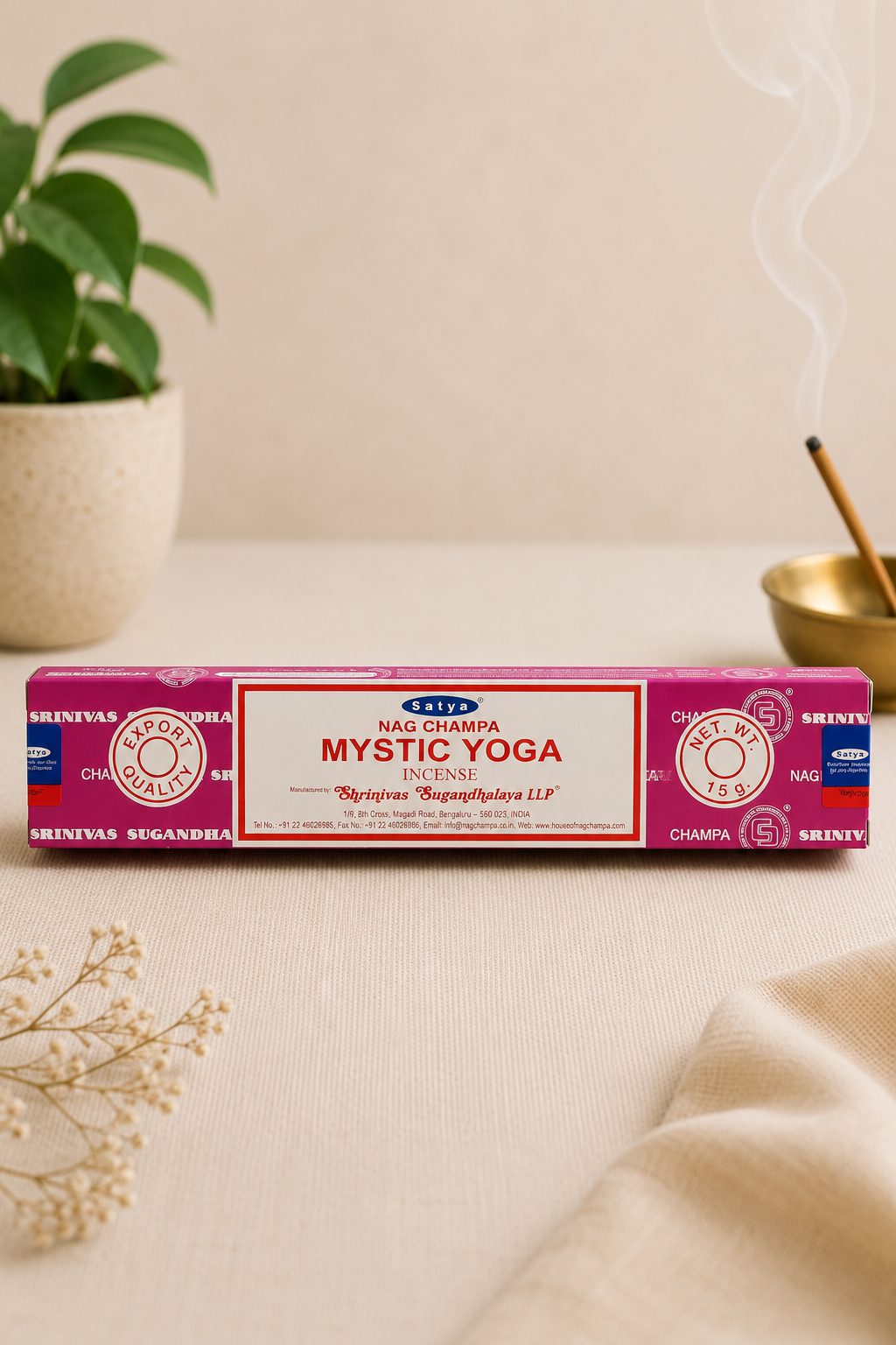 IVSMY-001_Incenso varetas Satya Mystic Yoga Incenso Vareta Satya Mystic Yoga - Image 1