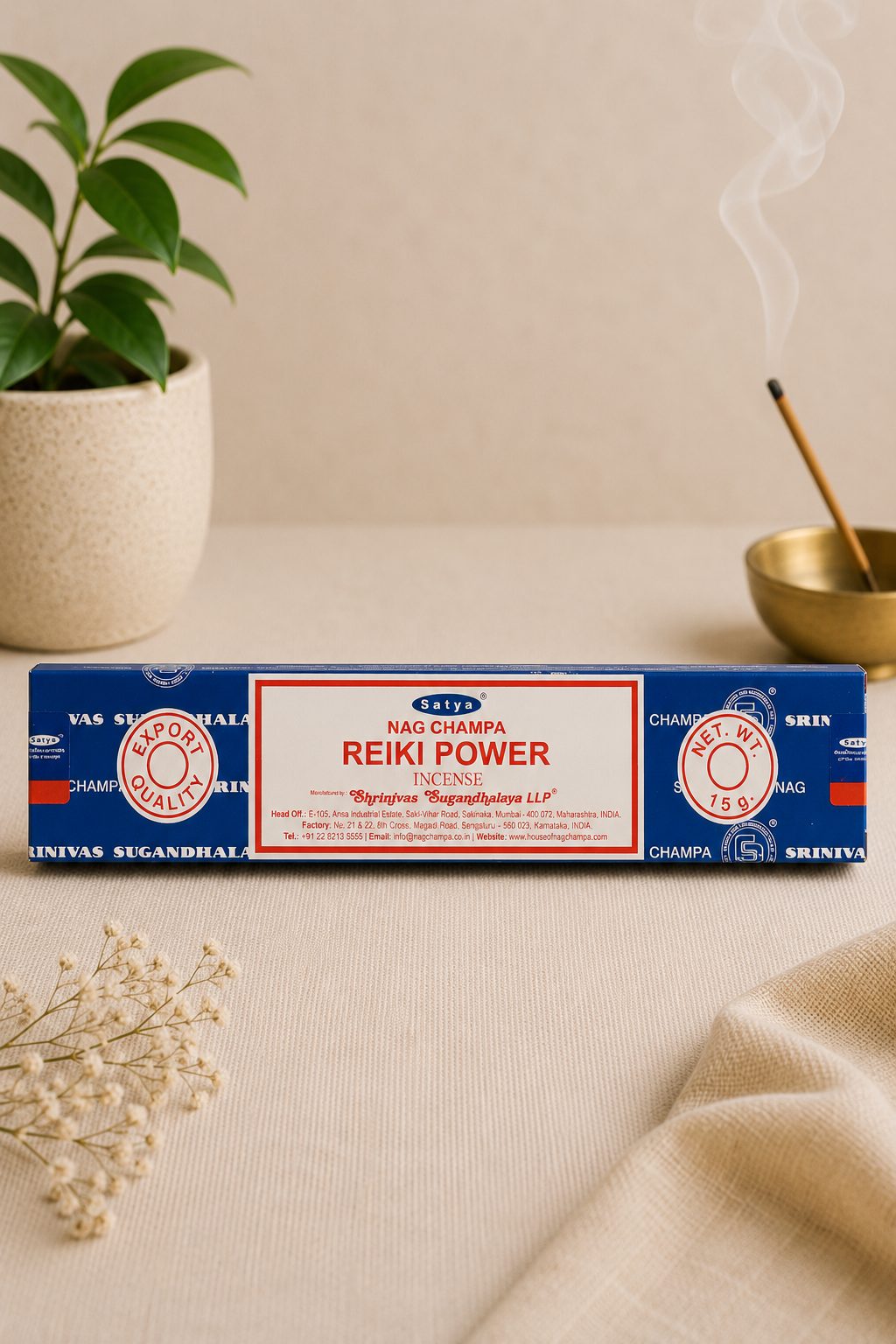 IVSRP-001_Incenso varetas Satya Reiki Power Incenso Vareta Satya Reiki Power - Image 1