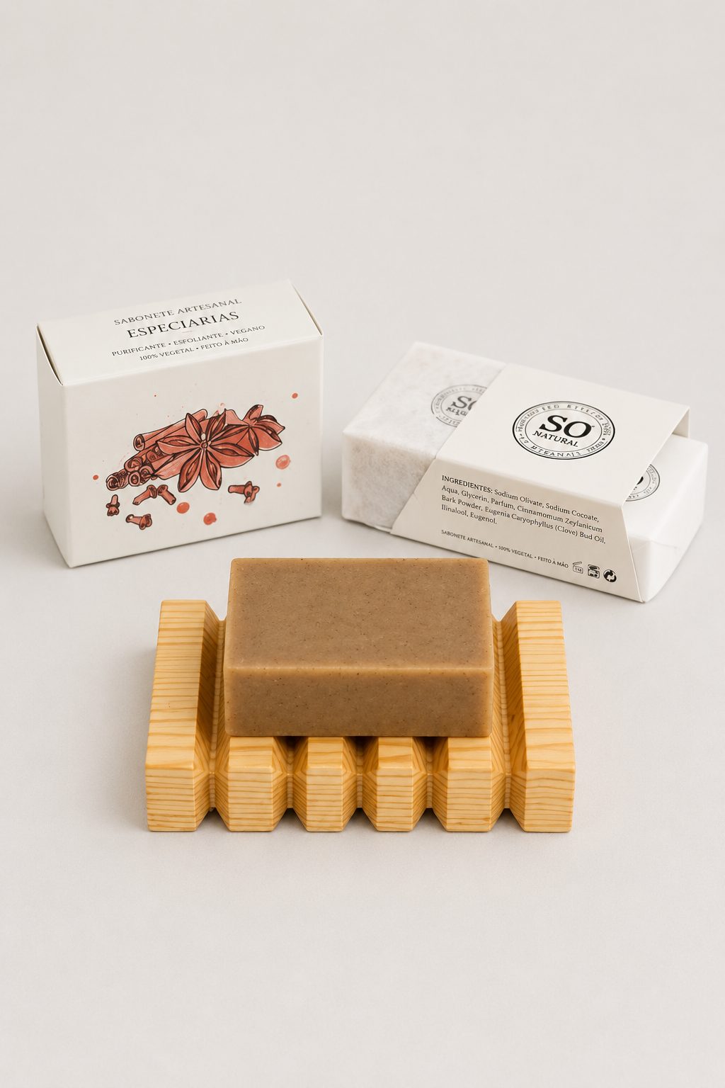 Índia - Sabonete de Especiarias Índia – sabonete de especiarias – 100g - Image 1